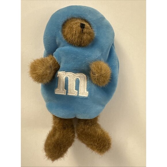 Boyds Candy Collection B. M Peeker 8" Blue M&M Genuine Boyds Bear D19 - Picture 1 of 3